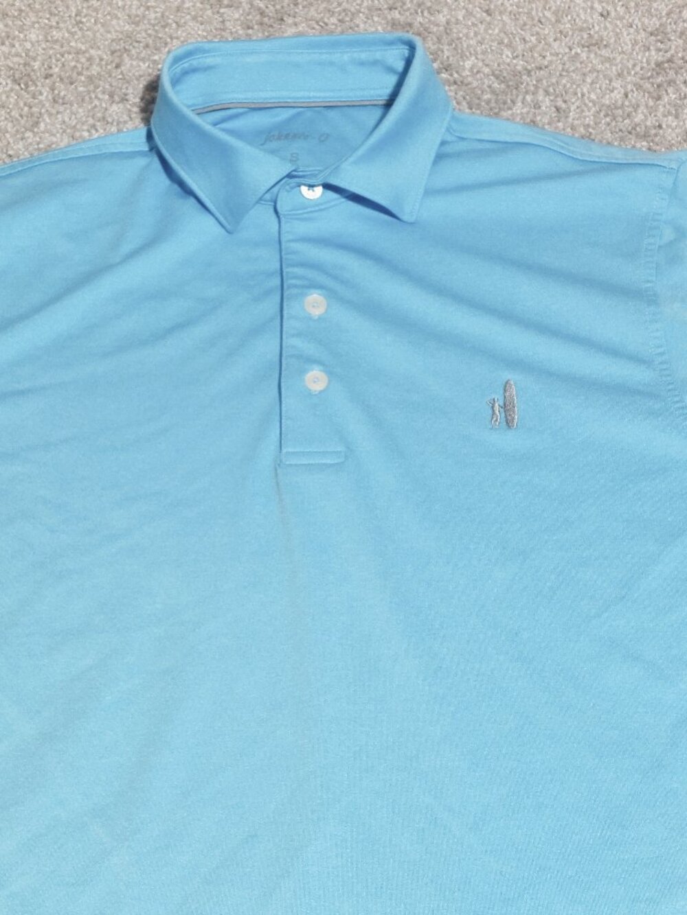 Johnnie-O Birdie Prep-Formance Solid Polo Shirt JMPO1710 Blue Size S